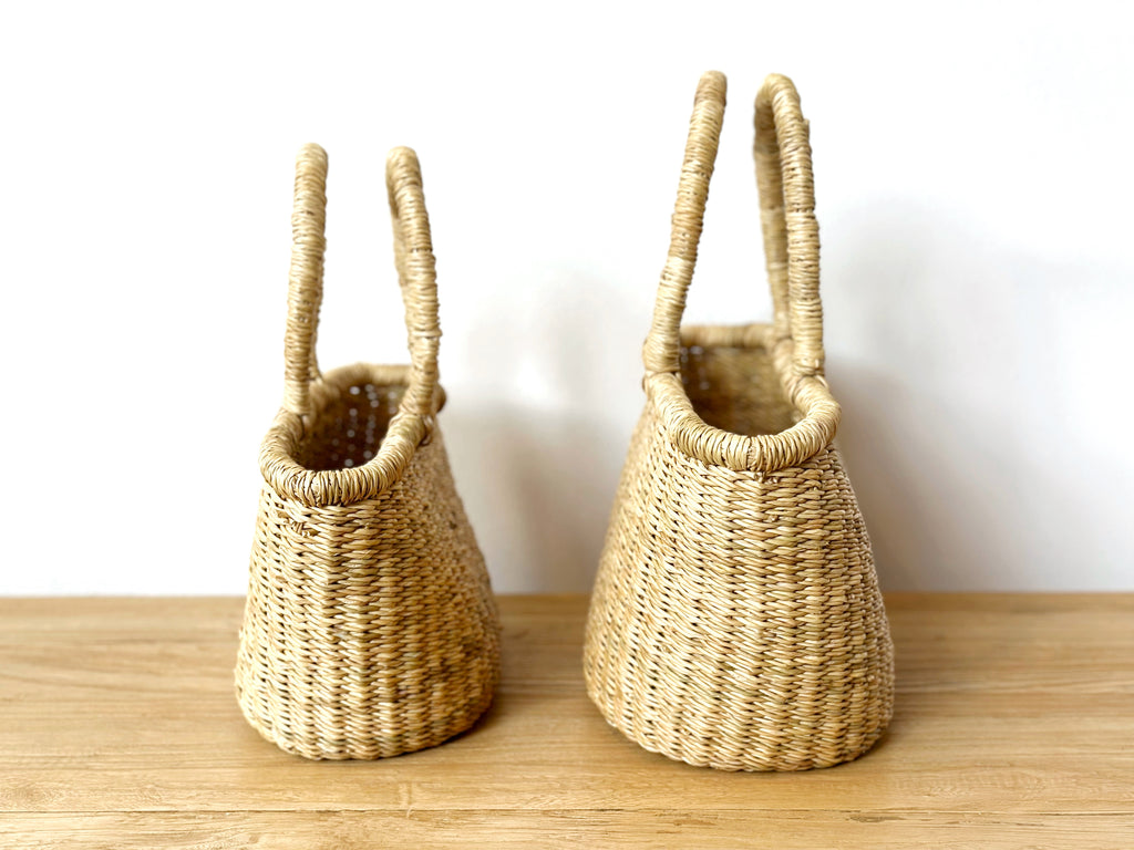 Handwoven Basket Tote Small