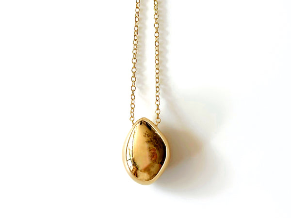 Gold-Plated Brass Necklace