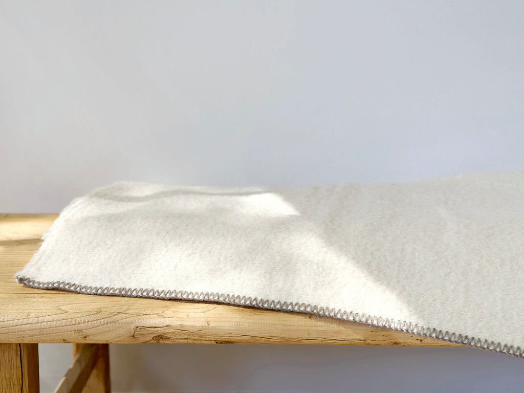 Acrylic Wool Boucle Throw