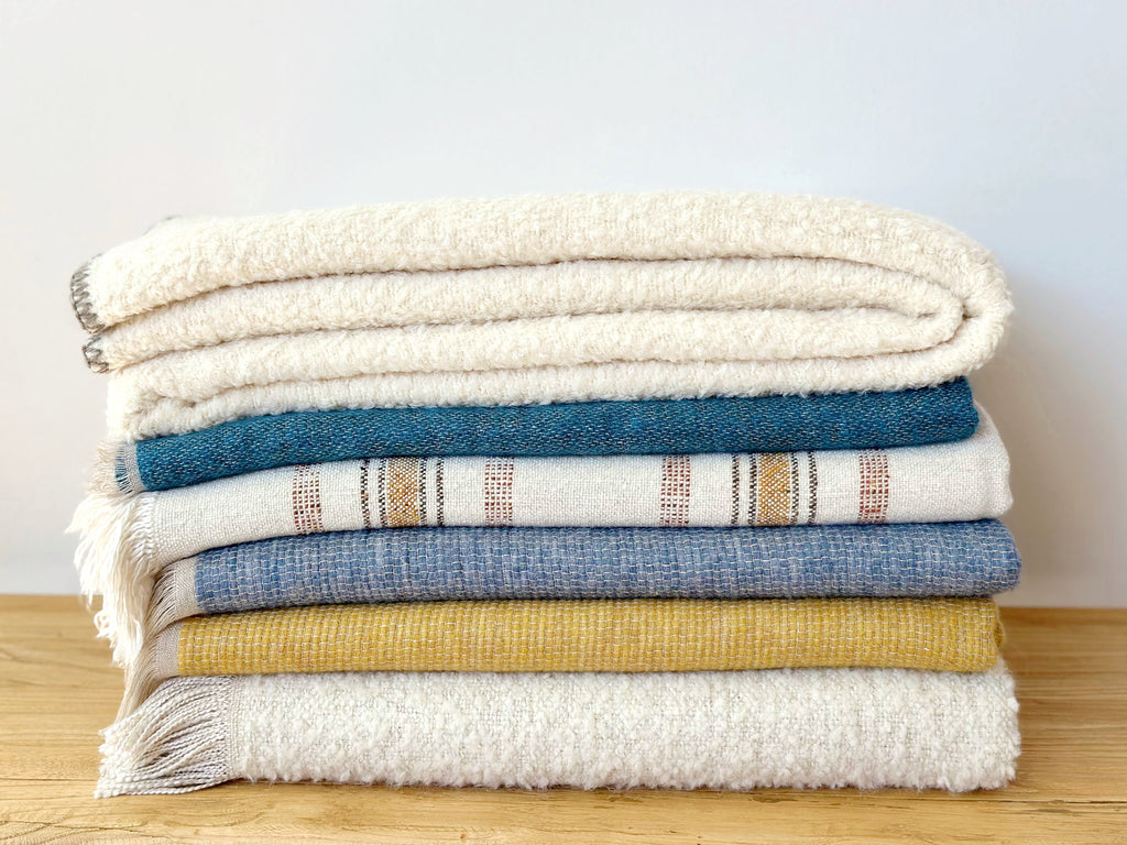 Acrylic Wool Boucle Throw