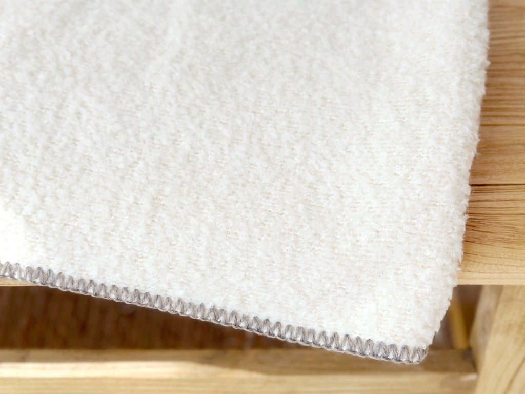 Acrylic Wool Boucle Throw