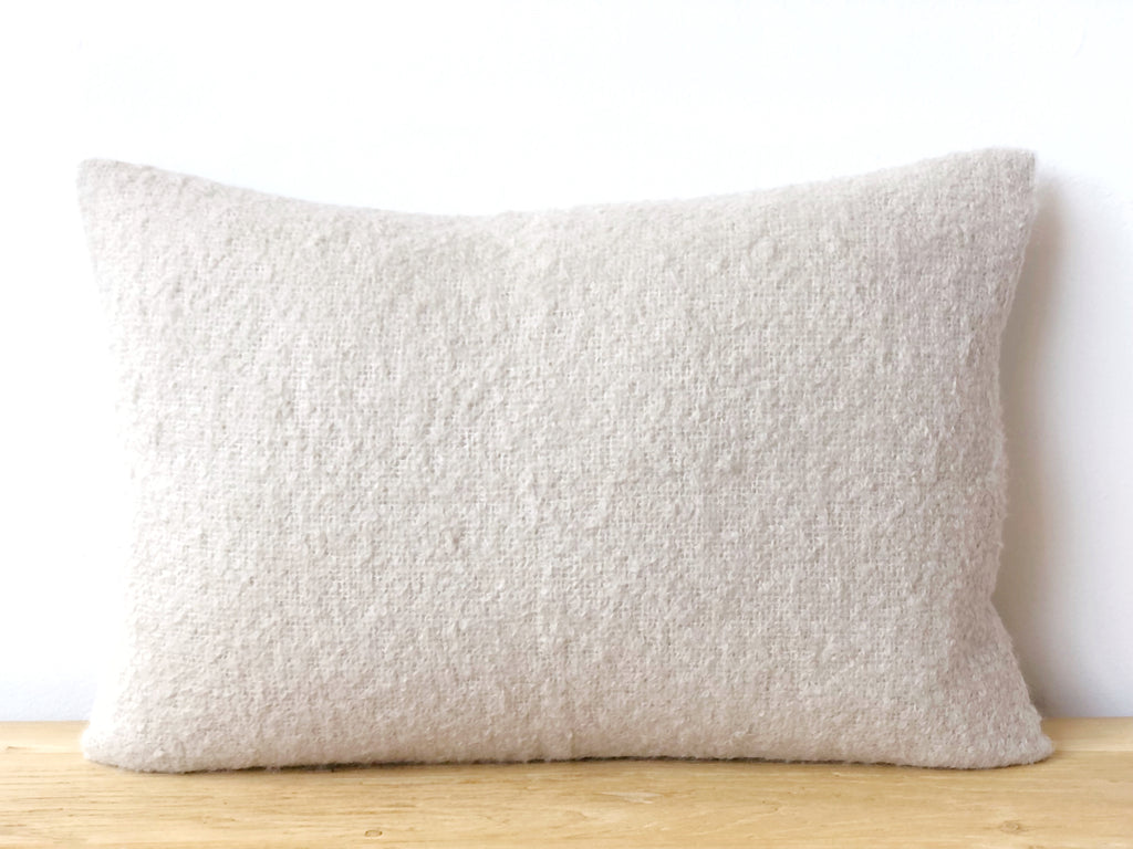 Alpaca Boucle Pillow Lumbar - Taupe