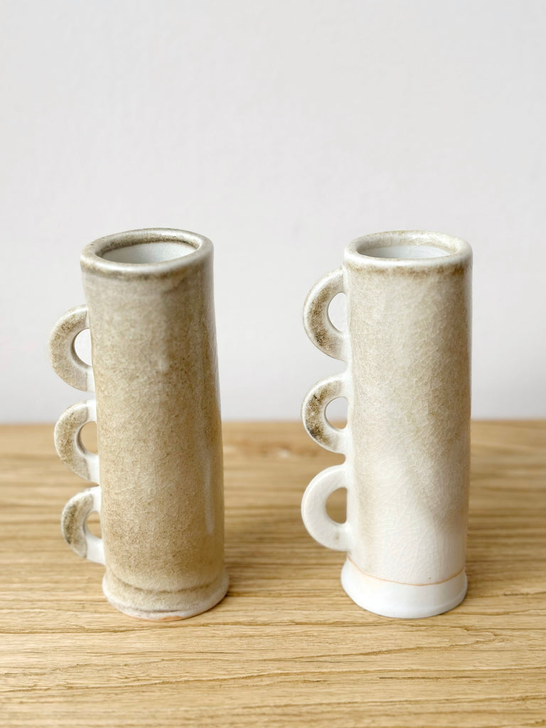 Ceramic Bud Vase Shino