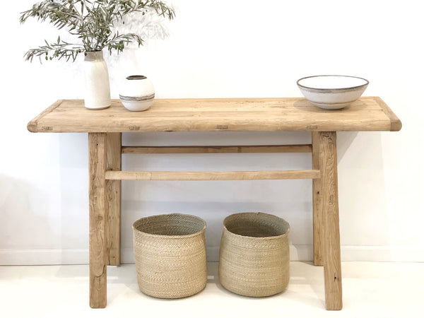 Wood Table Console