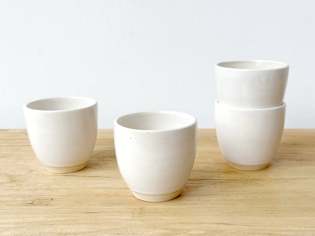 Ceramic Mini Cup - White