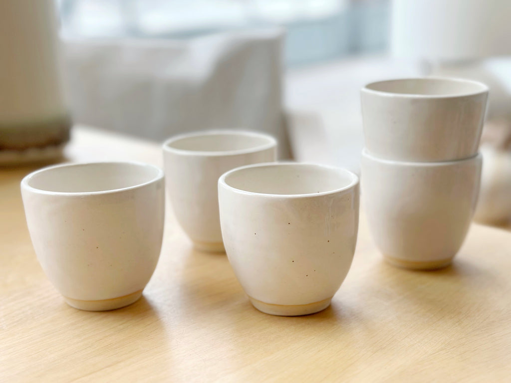 Ceramic Mini Cup - White