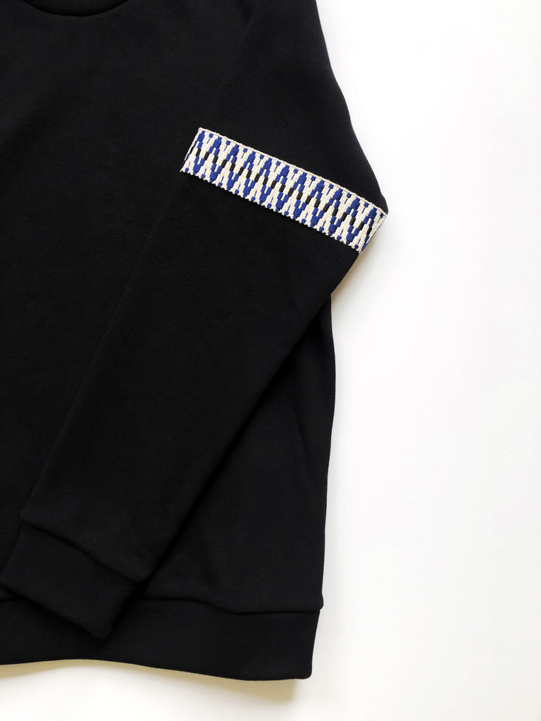 Black Light Banded Sweatshirt