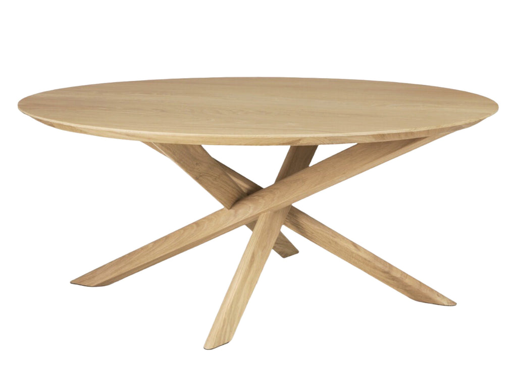 Oak Coffee Table Round