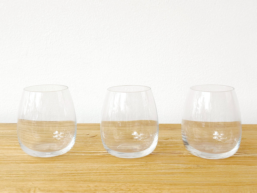 Handblown Drinking Stemless Glass