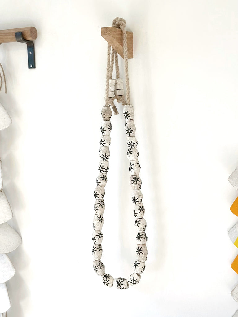 Hand-Painted Ceramic Garland