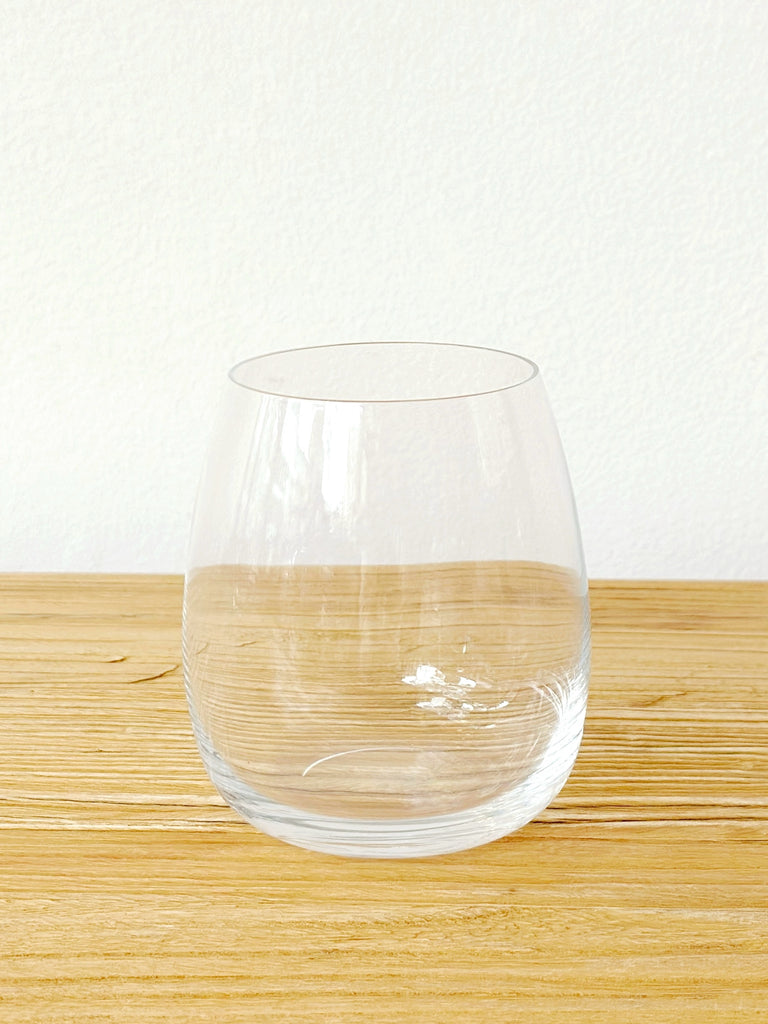 Handblown Drinking Stemless Glass