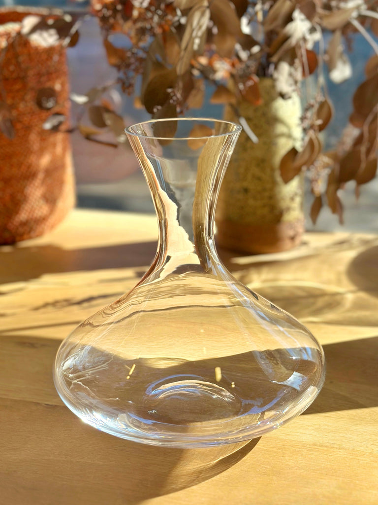 Handblown Glass Wine Carafe