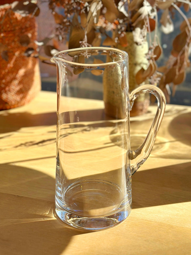 Handblown Glass Pitcher