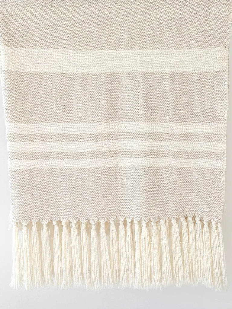 Handwoven Striped Superfine Merino Throw