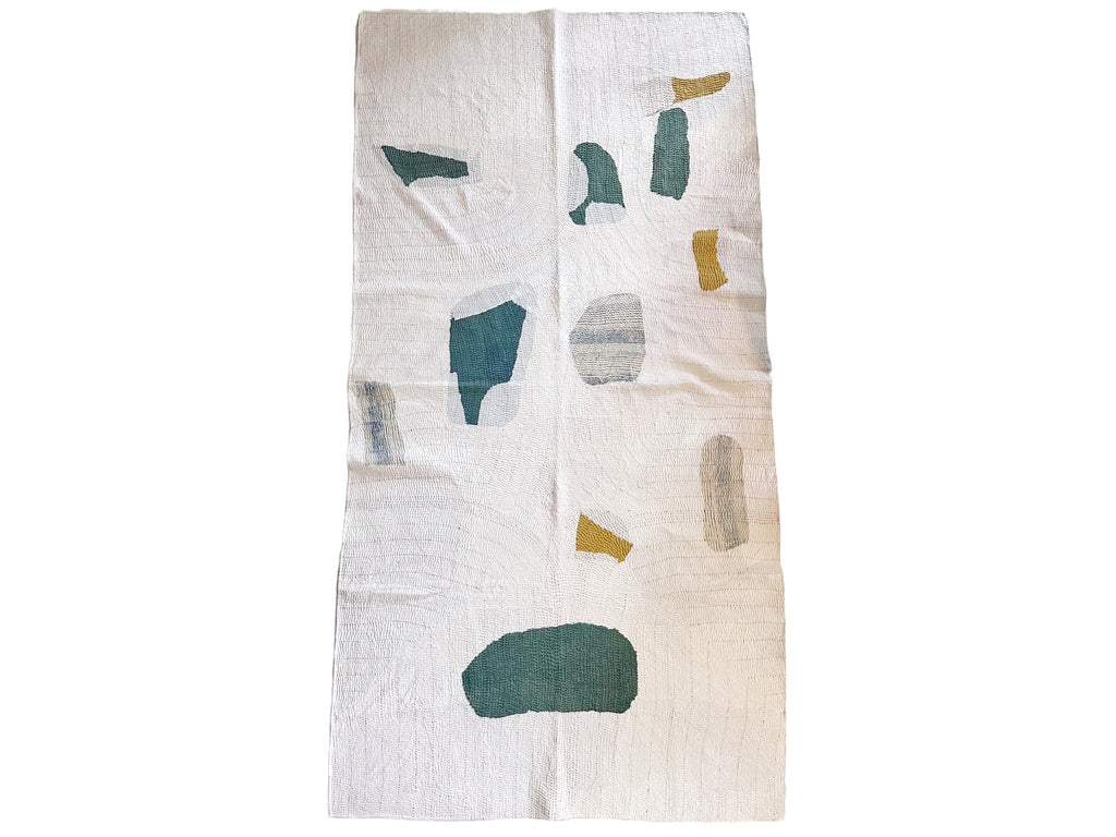 Handwoven Quilted Organic Cotton Throw