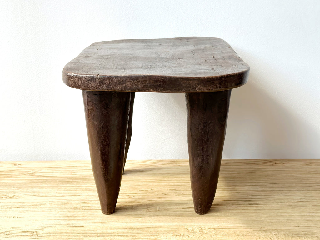 Handcarved Vintage African Medium Stool