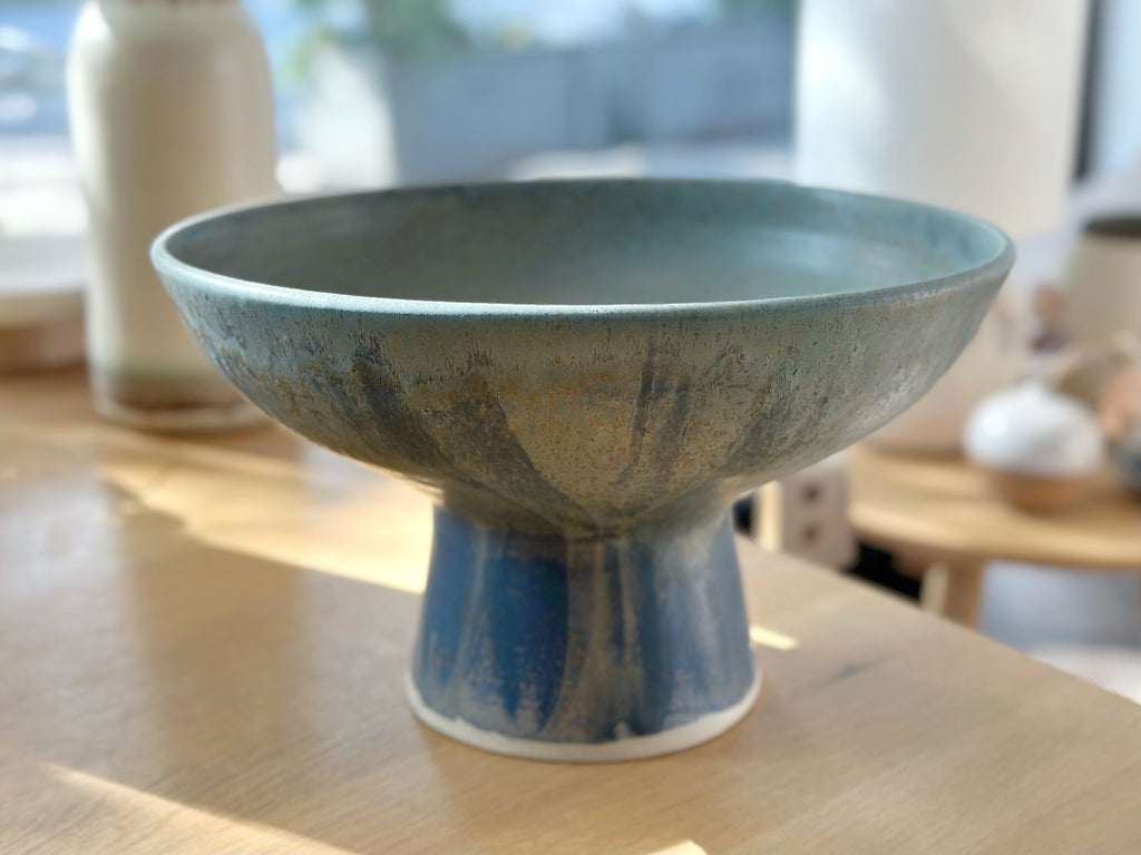 Ceramic Large Pedestal Bowl