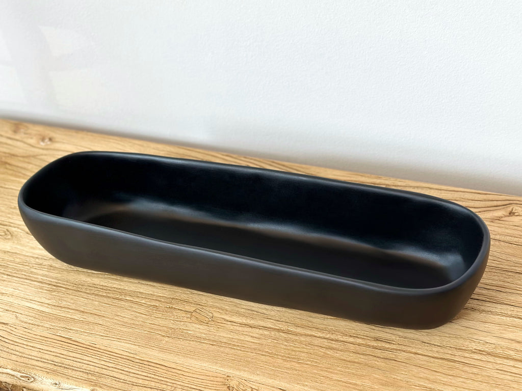 Hand-Sculpted Resin Short Trough