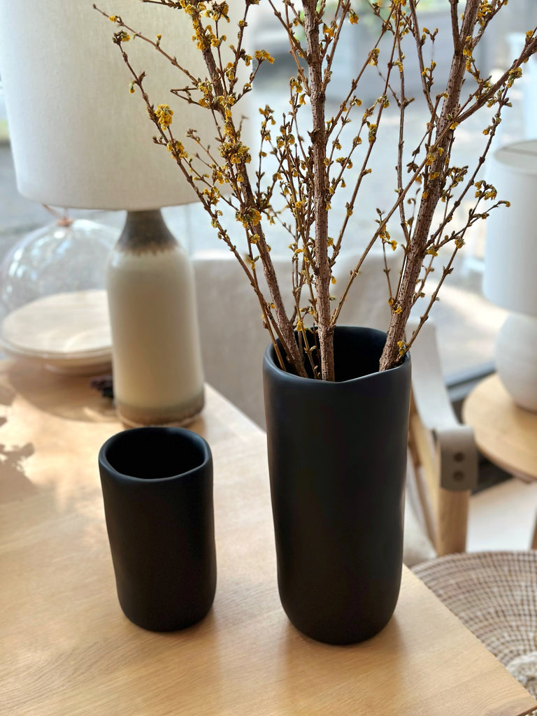 Hand-Sculpted Resin Vase Small