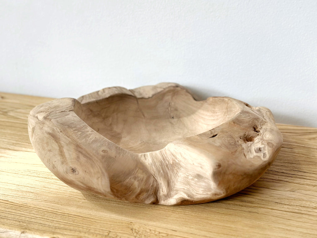 Teak Organic Large Bowl