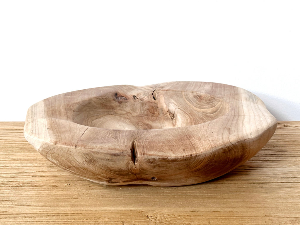 Teak Organic Large Bowl