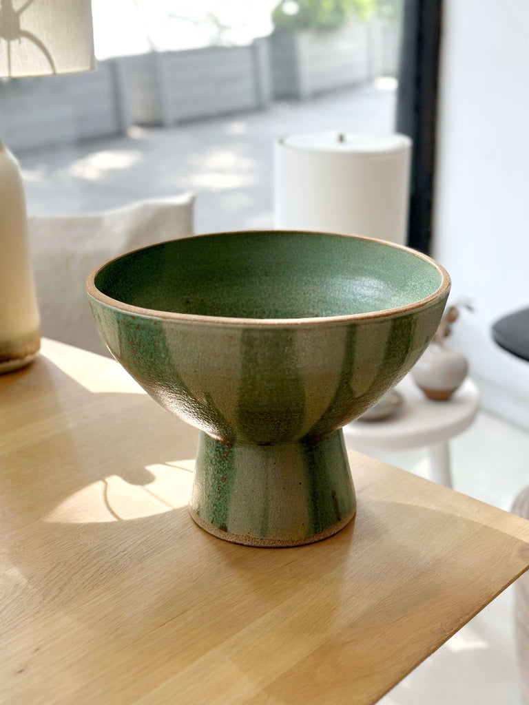 Ceramic Large Pedestal Bowl