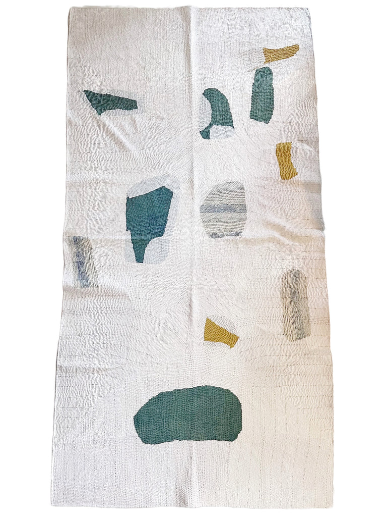 Handwoven Quilted Organic Cotton Throw