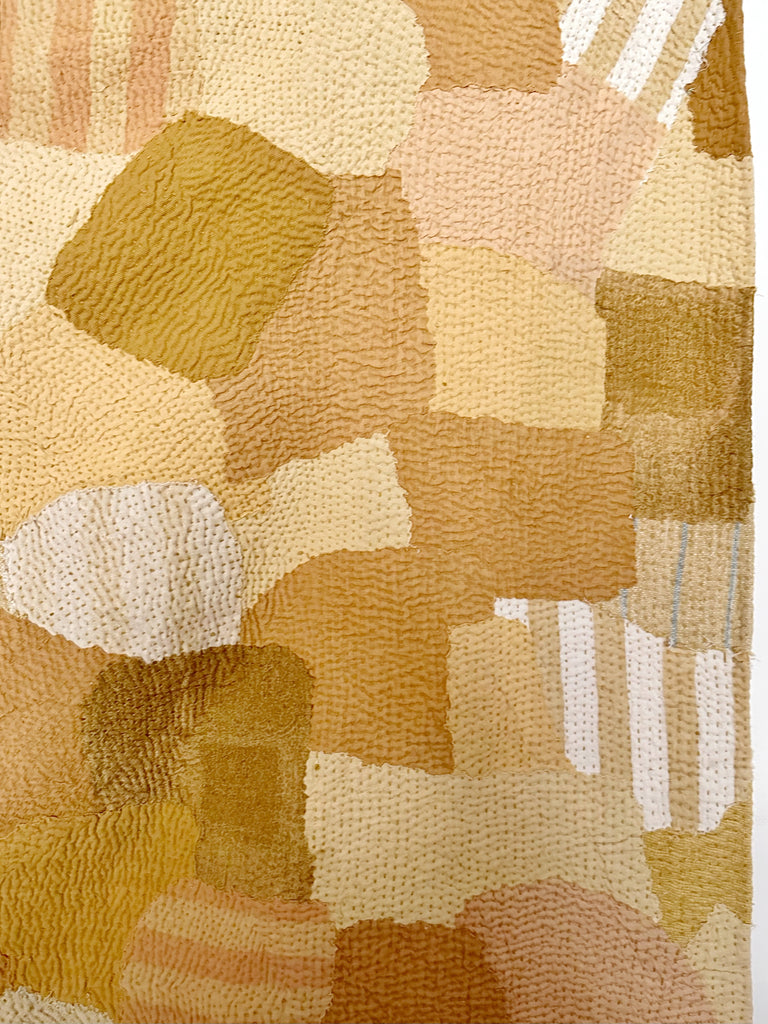 Handwoven Quilted Organic Cotton Throw