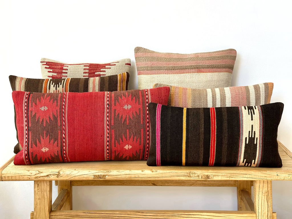 Handwoven Vintage Kilim Pillow