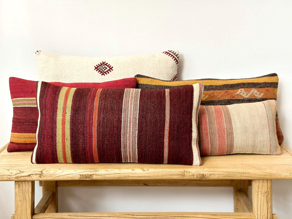 Handwoven Vintage Kilim Pillow