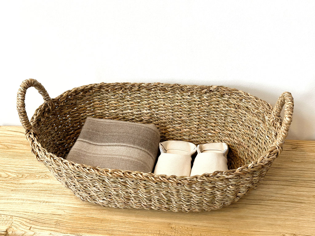 Handwoven Basket Long Storage