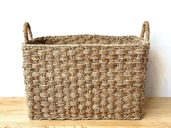 Handwoven Basket Rectangle Large