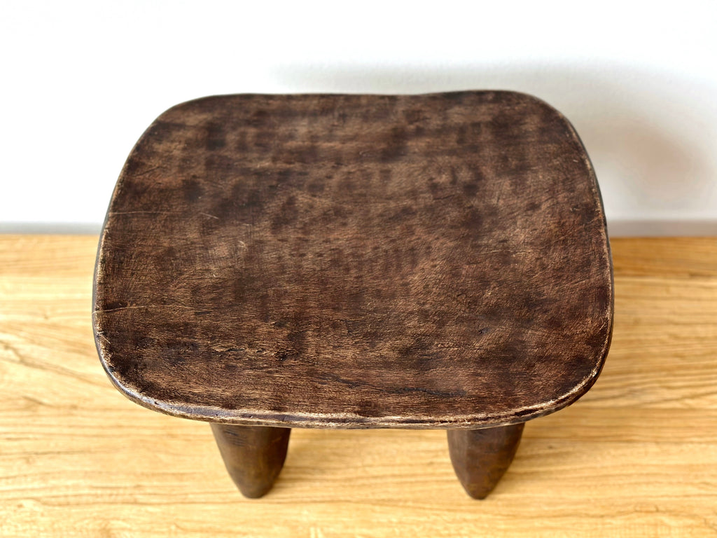 Handcarved Vintage African Small Stool