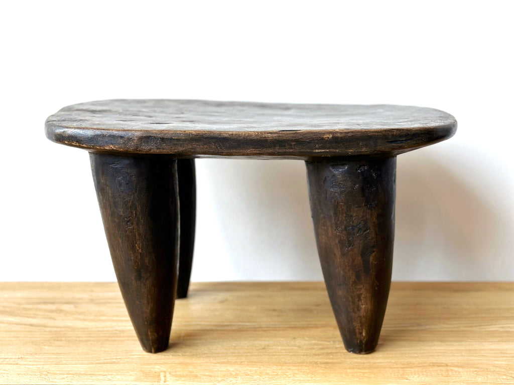 Handcarved Vintage African Small Stool