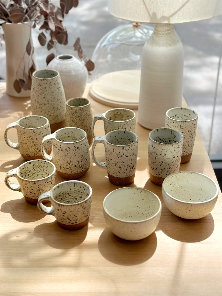 Ceramic Spotty Short Mug