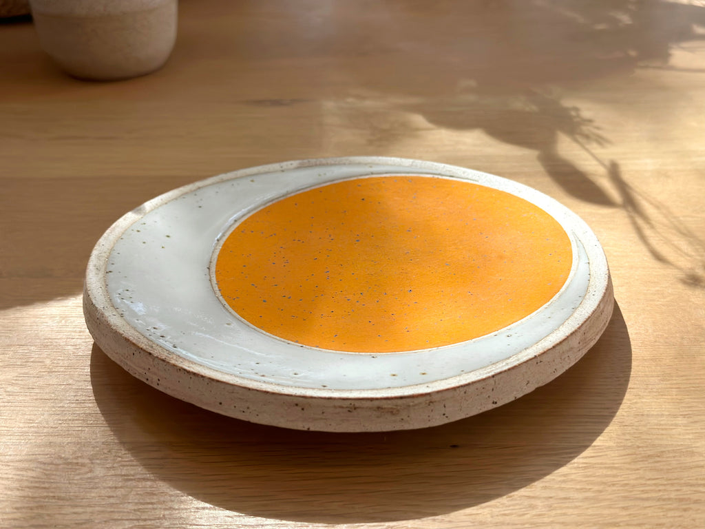 Hand-Painted Ceramic Large Plate