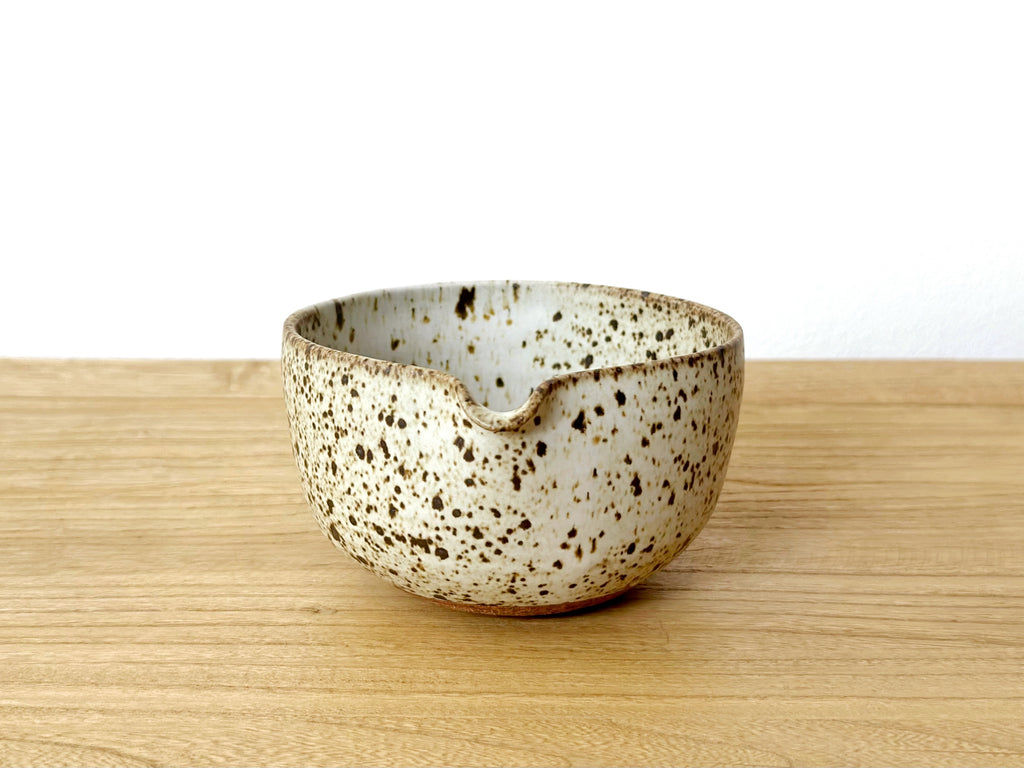 Ceramic Spotty Small Spouted Bowl