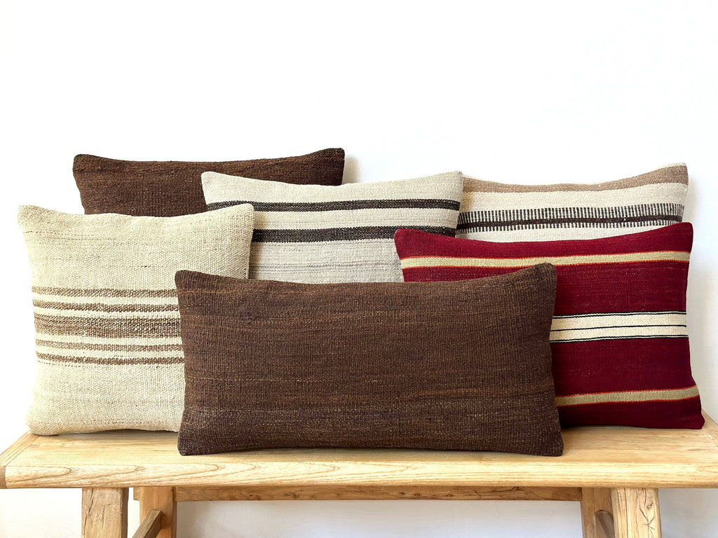 Handwoven Vintage Kilim Pillow