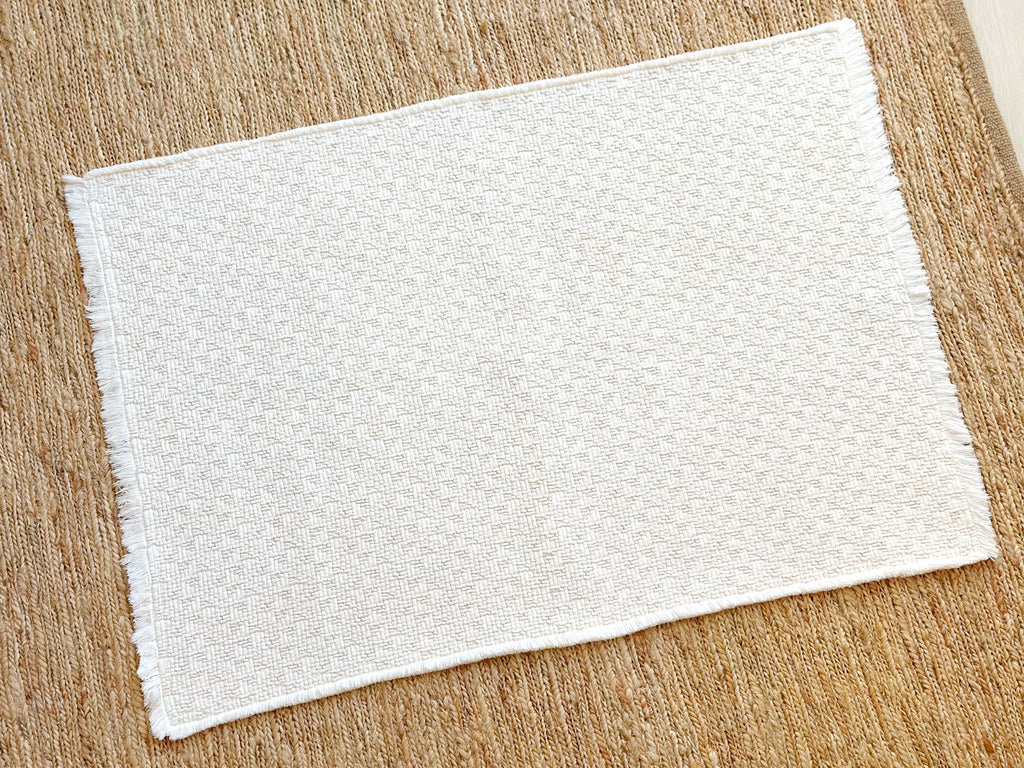Organic Cotton Bathmat Fringe