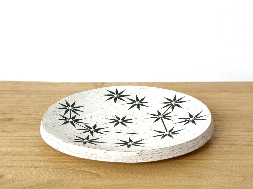 Hand-Painted Ceramic Large Plate
