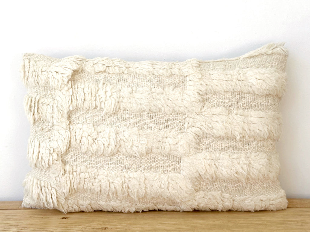 Handknotted Wool Pillow