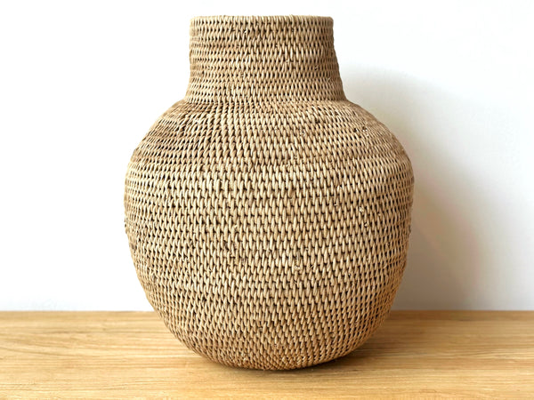 Handwoven Sculptural Basket