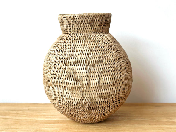 Handwoven Sculptural Basket