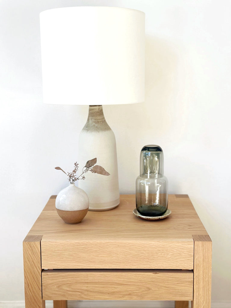 Handblown Glass Bedside Carafe