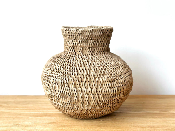 Handwoven Sculptural Basket
