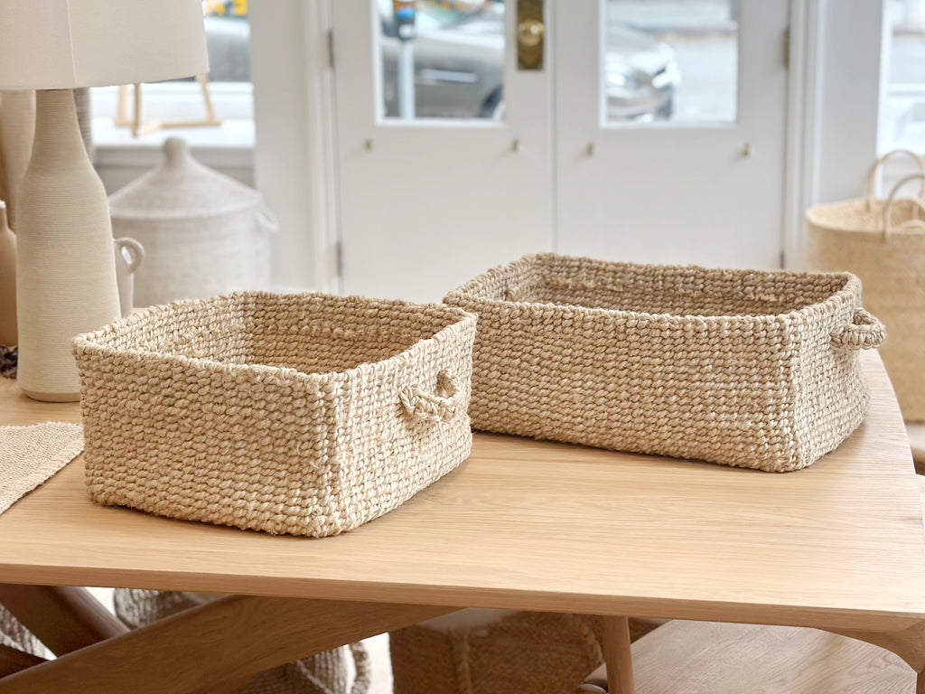 Handwoven Jute Basket