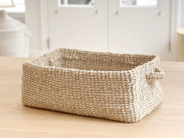 Handwoven Jute Basket