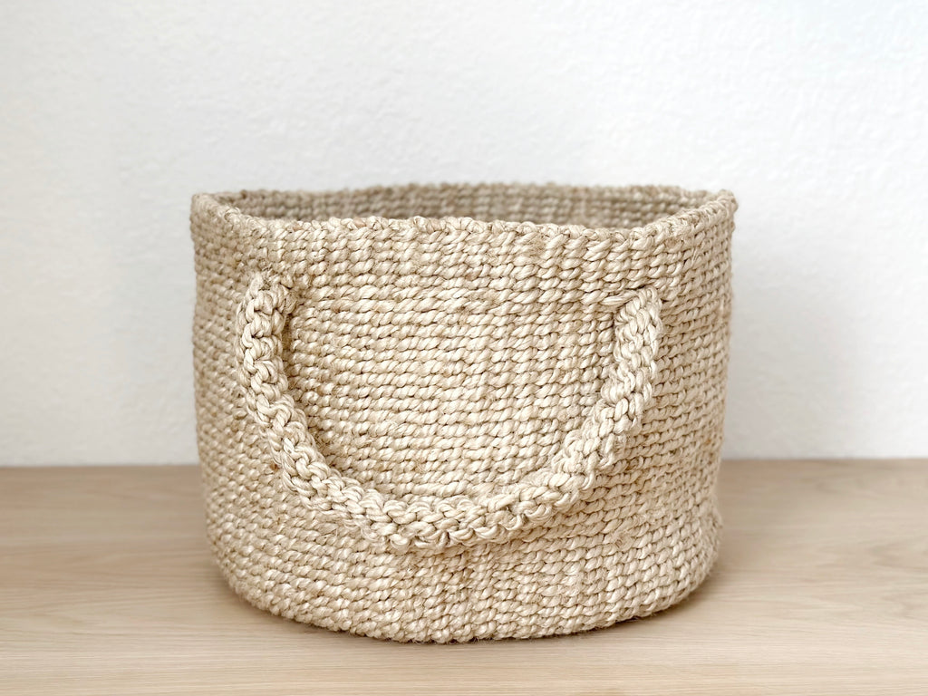 Handwoven Jute Basket