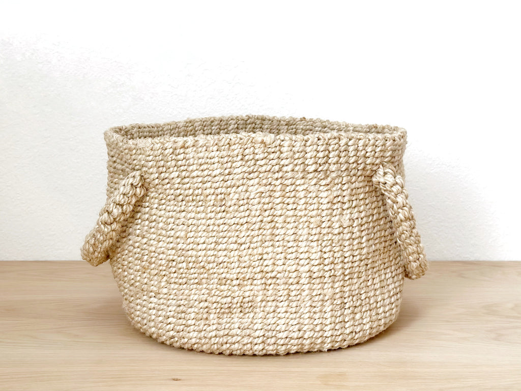 Handwoven Jute Basket