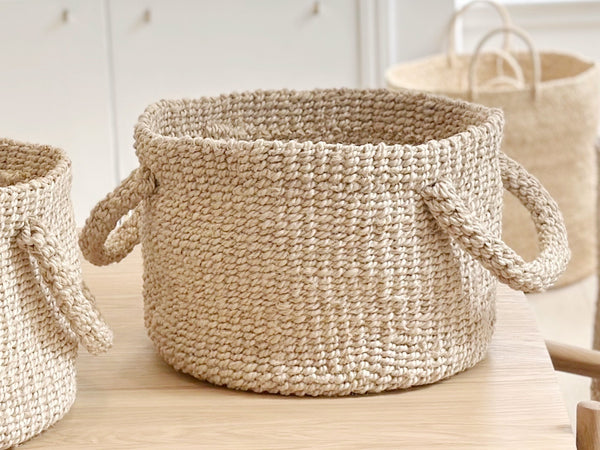 Handwoven Jute Basket